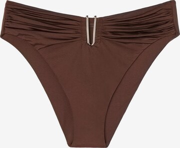 CALZEDONIA Bikini Bottoms in Brown: front