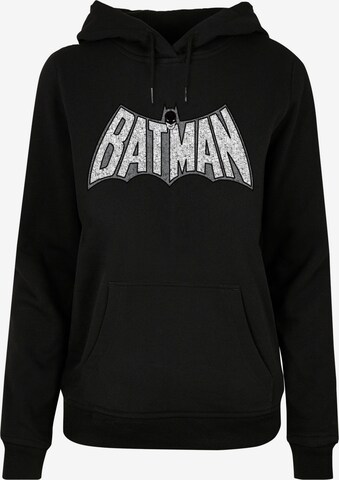 F4NT4STIC Sweatshirt 'DC Comics Batman Retro Crackle' in Schwarz: predná strana
