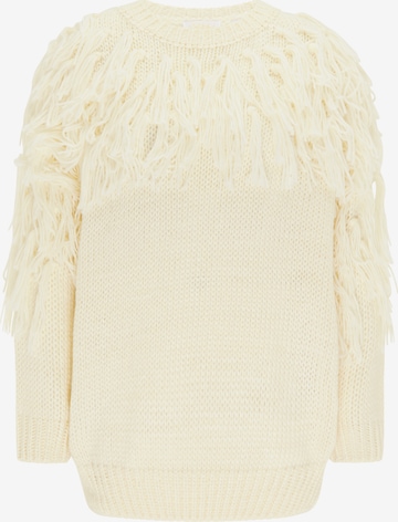 usha FESTIVAL Sweater in White: front