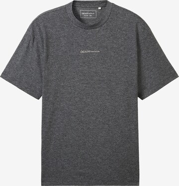 TOM TAILOR DENIM T-Shirt in Schwarz: predná strana