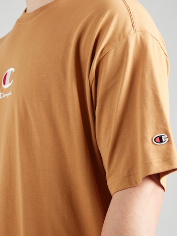 Champion Authentic Athletic Apparel Tričko – hnědá
