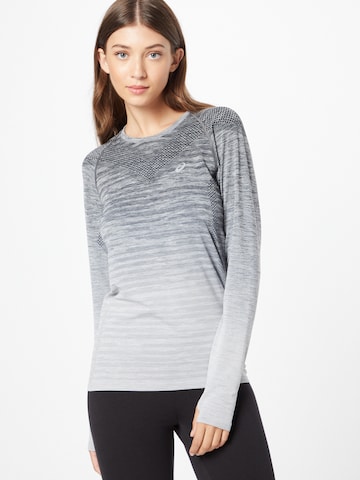 T-shirt fonctionnel ASICS en gris : devant