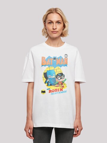 F4NT4STIC Shirt 'Super Friends Batman The Boy Wonder' in Wit: voorkant