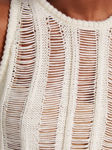 Bershka Knitted top in Beige