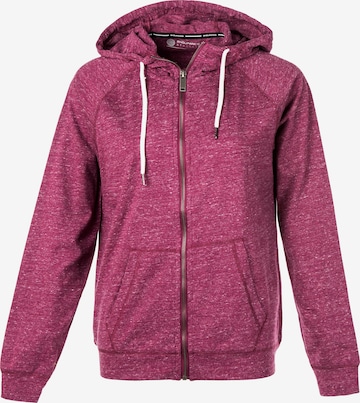 Athlecia Athletic Zip-Up Hoodie 'Coroglen' in Mixed colors: front