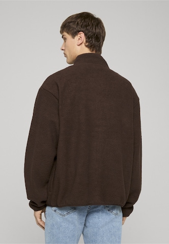 DEF Fleece jas in Bruin