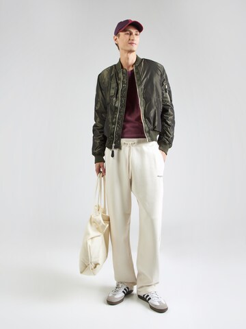 Loosefit Pantalon Abercrombie & Fitch en beige