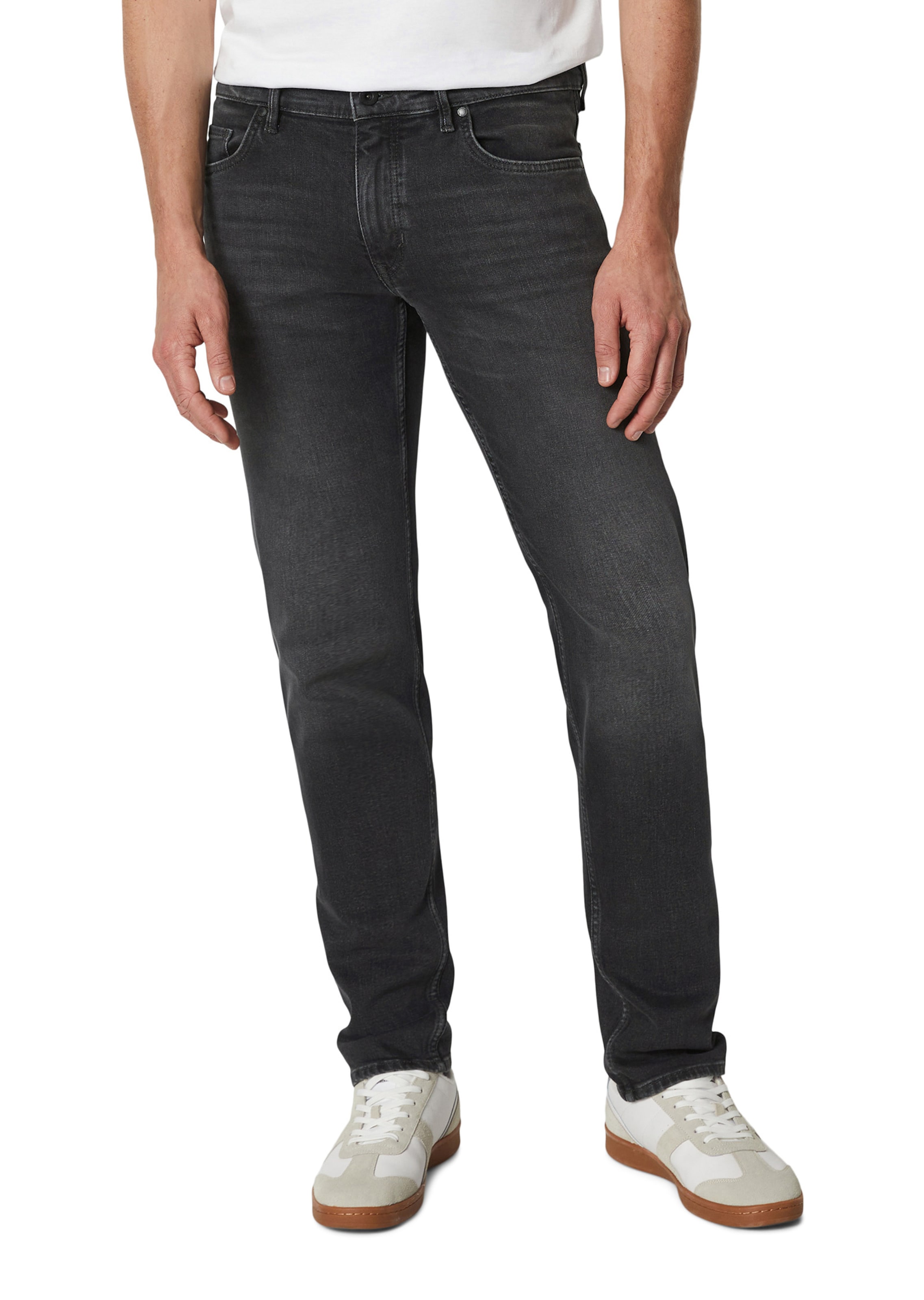 Marc O'Polo Regular Jeans 'Sjöbo' in Black: front