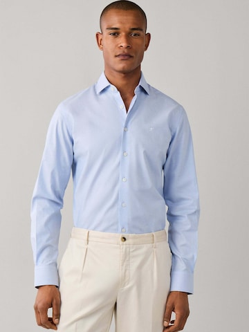 Hackett London Regular fit Overhemd in Blauw: voorkant