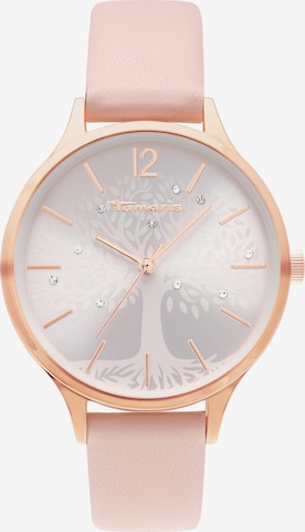 Tamaris Analog Watch 'Life Tree' in Red: front