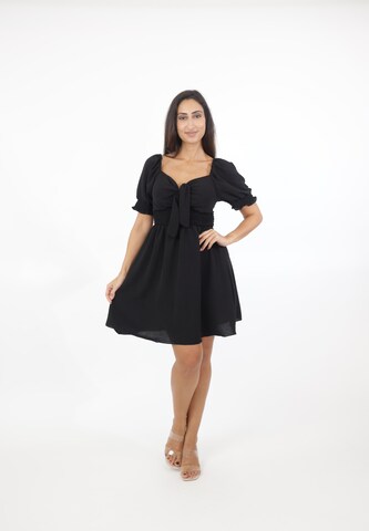 Elara Summer dress in Black: front