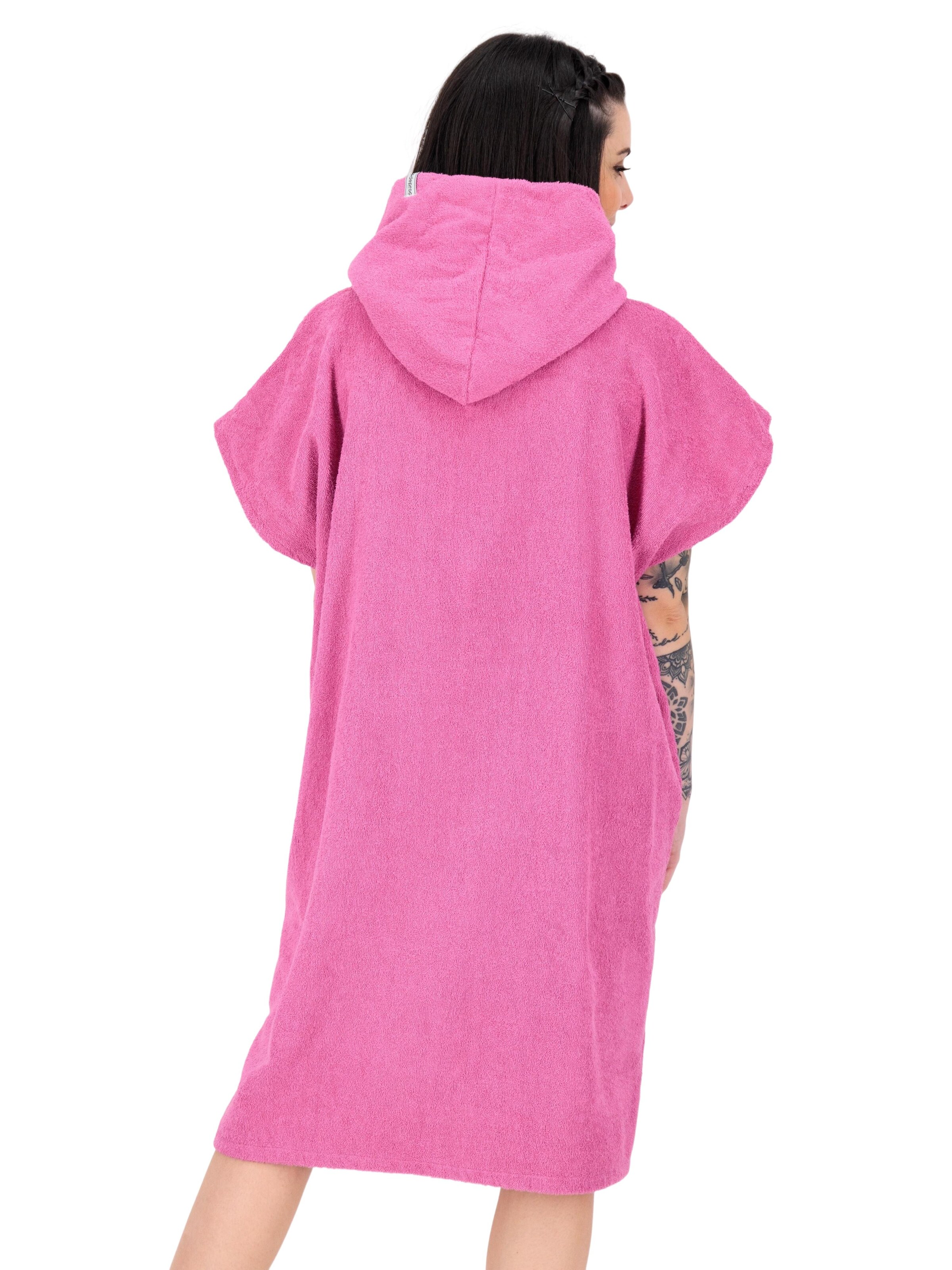 deproc Long Bathrobe 'PARLEE BEACH' in Pink
