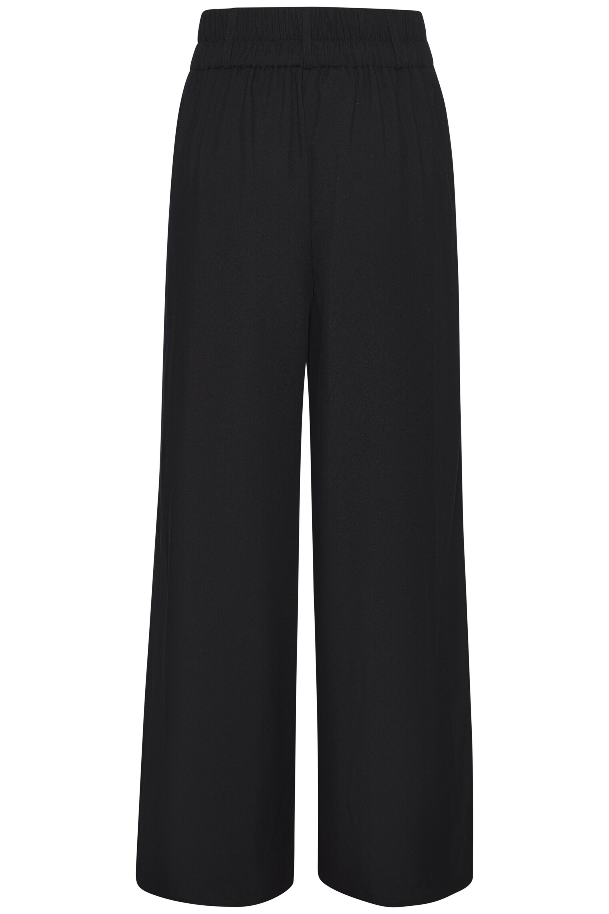 LASCANA Wide Leg Hose in Schwarz