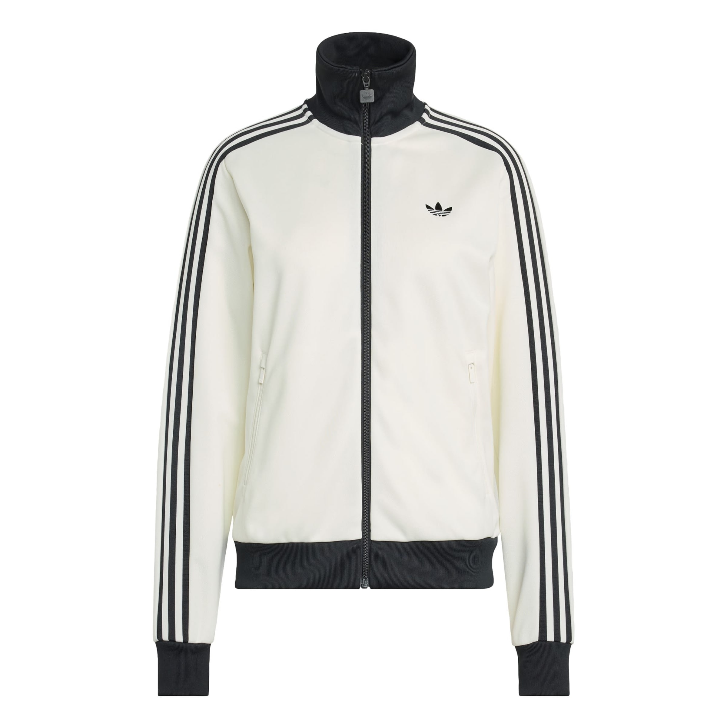 ADIDAS ORIGINALS Sweatjacke 'Classic' in Weiß: Vorderseite