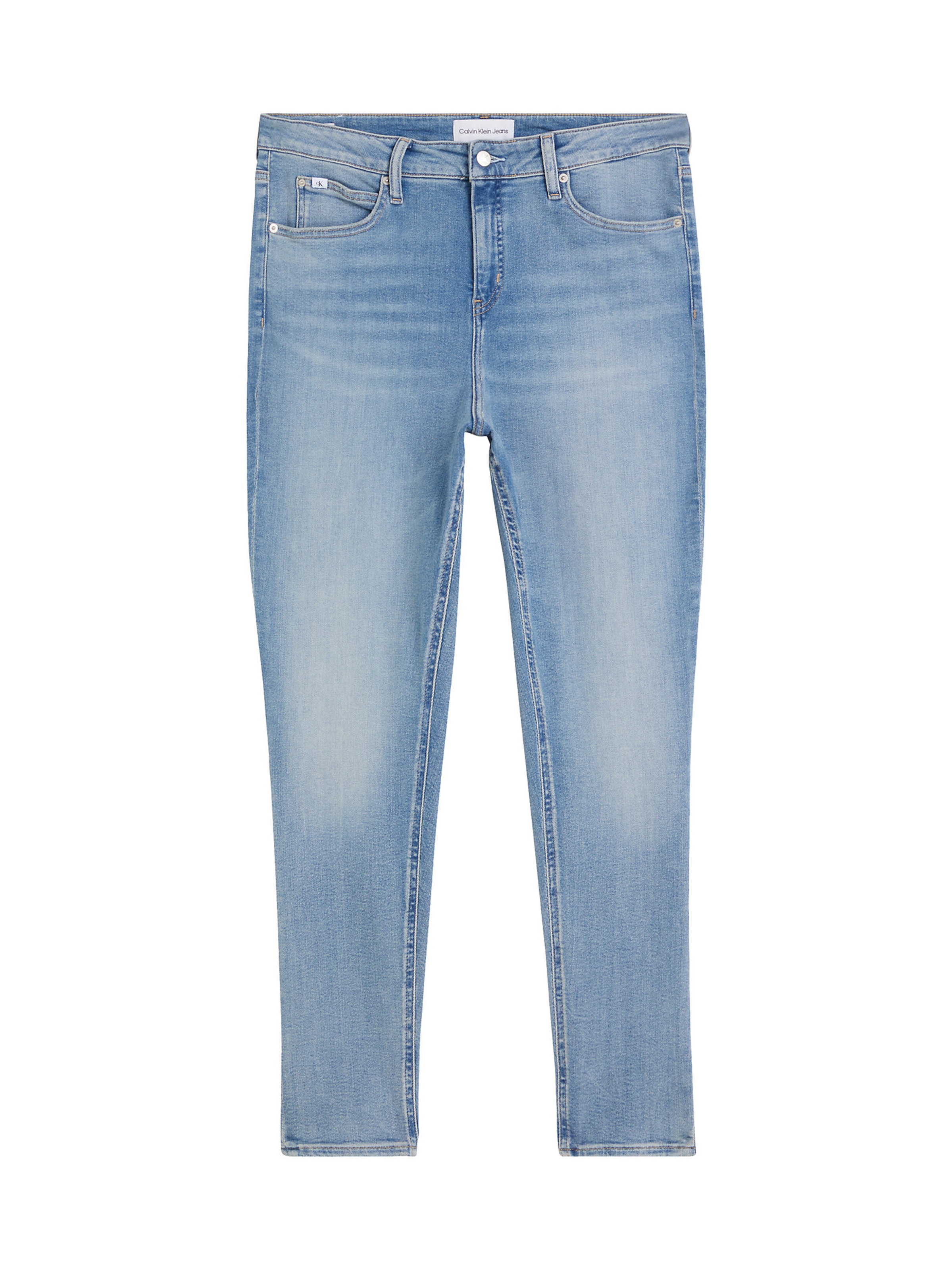 Calvin Klein Jeans Curve Скинни Джинсы 'HIGH RISE SKINNY PLUS' в Синий: спереди