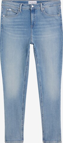 Skinny Jean 'HIGH RISE SKINNY PLUS' Calvin Klein Jeans en bleu : devant