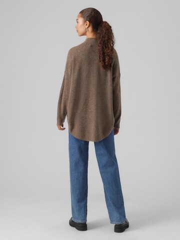 VERO MODA Svetr 'Plaza' – hnědá
