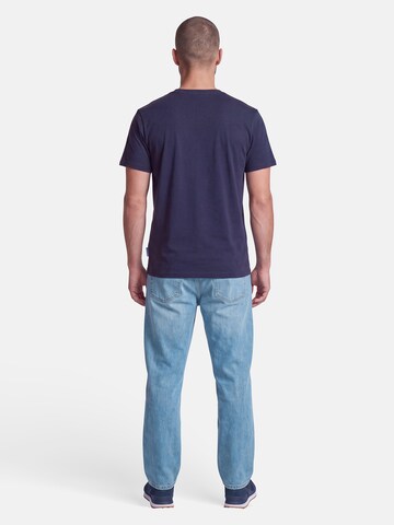 salzhaut Shirt 'Diek - Moin' in Blue: back