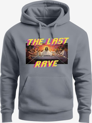 Neverless Sweatshirt 'The Last Rave' in Grau: Vorderseite