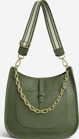 COLLEZIONE ALESSANDRO Shoulder Bag 'München' in Green: front