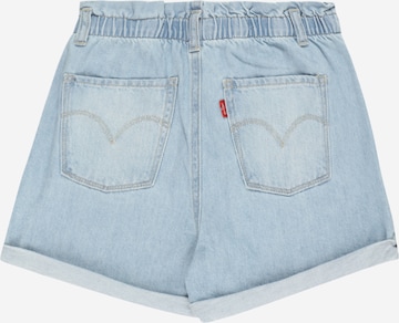 Levi's Kids Regular Jeans 'LVG PAPER BAG POCKET SHORT' in Blue