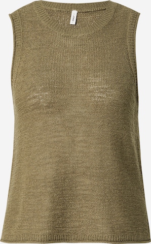 Tops en tricot 'ONLSUNNY' ONLY en vert : devant
