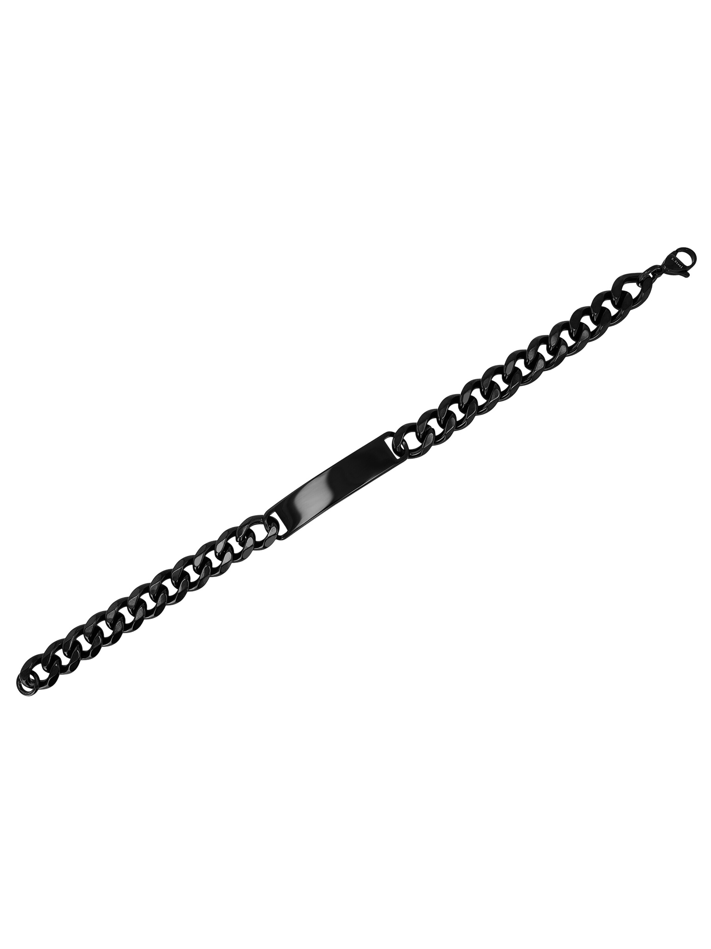 Akzent Armband 'Rokas, langlebig'‌‌‌‌‌ in Schwarz