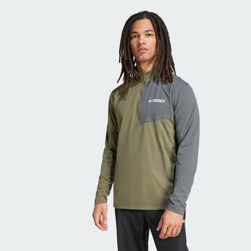 T-Shirt fonctionnel ADIDAS TERREX en vert : devant