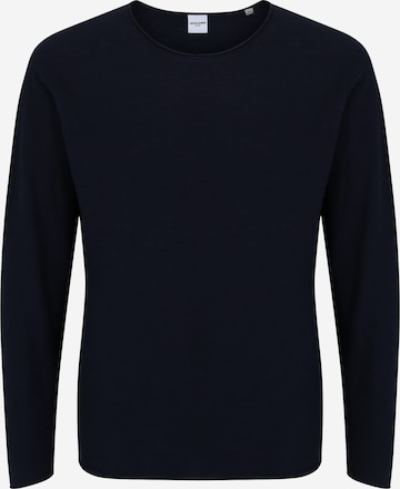 Jack & Jones Plus Sweater in Blue: front