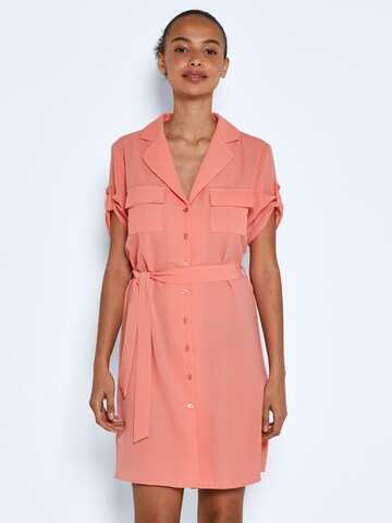 Noisy may Shirt Dress 'Vera' in Orange: front