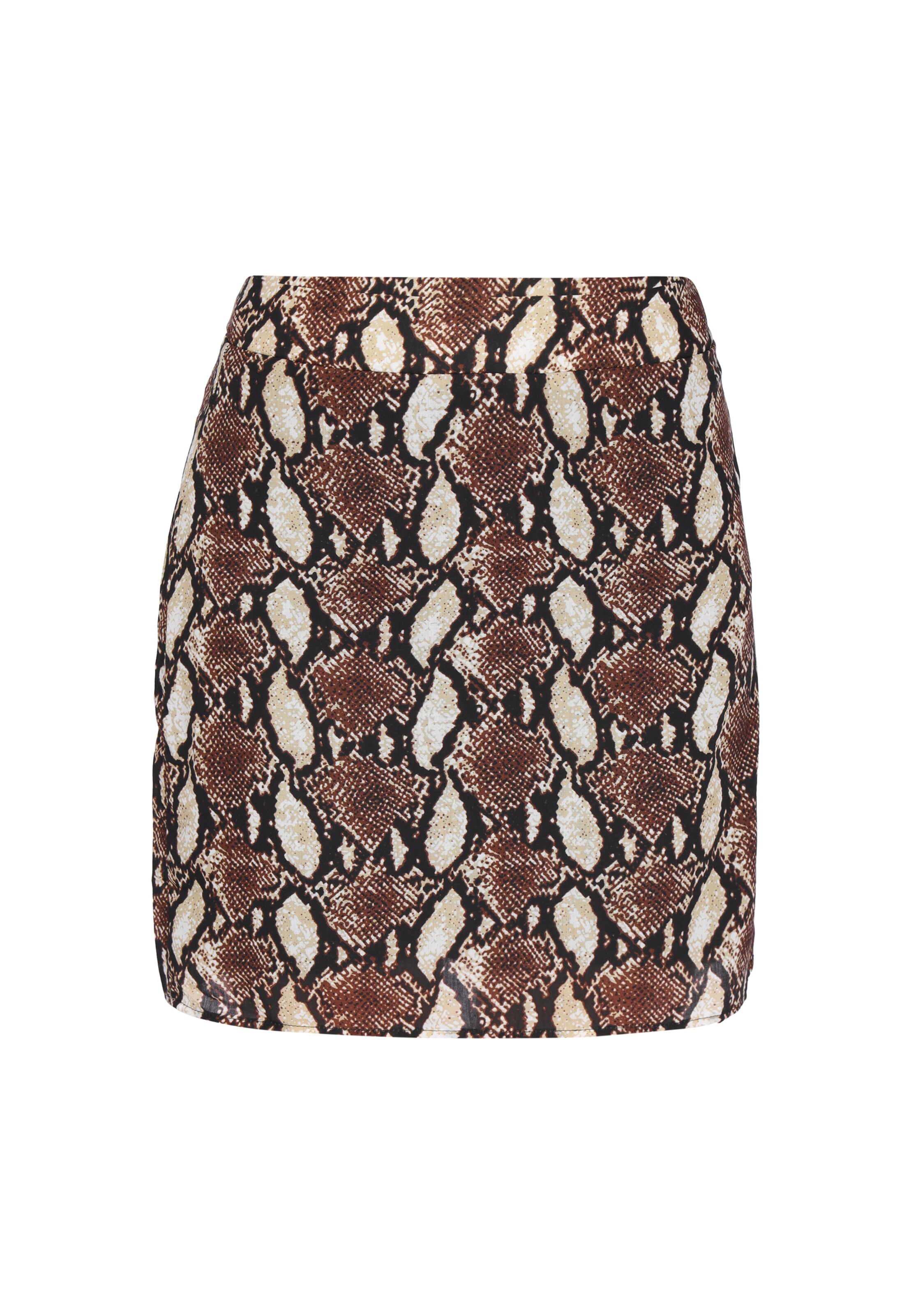 faina - Falda 'Festive' en marrón: frente