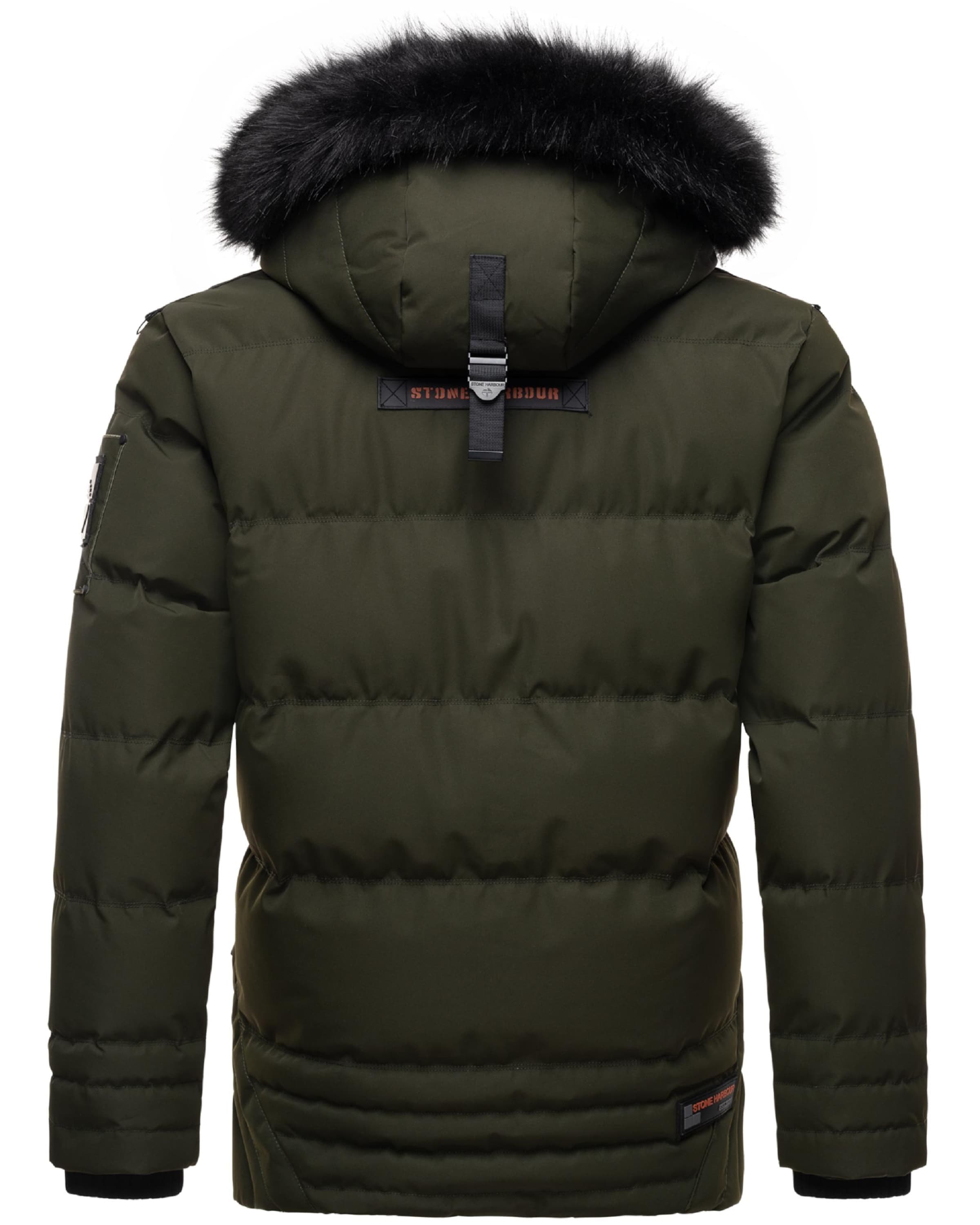 STONE HARBOUR - Chaqueta de invierno 'Romaan' en verde