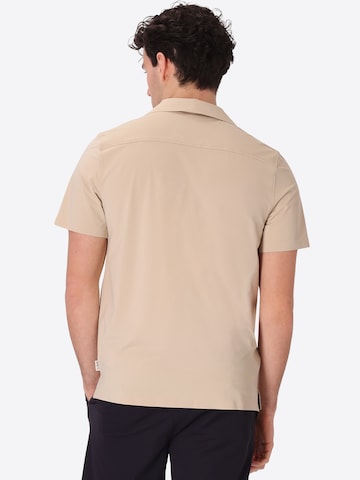 Coupe regular Chemise 'High-Perform12 Active' Distretto12 en beige
