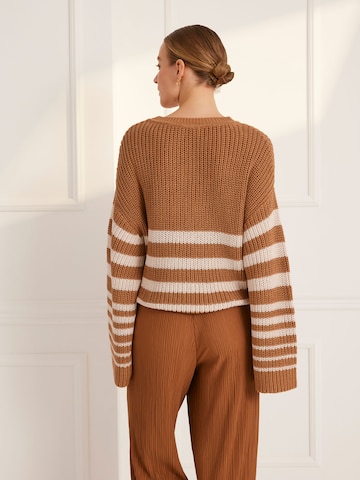 Guido Maria Kretschmer Women Sweter w kolorze brązowy