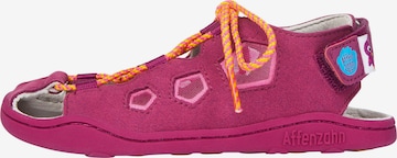 Affenzahn Sandals & Slippers 'Vogel' in Pink: front