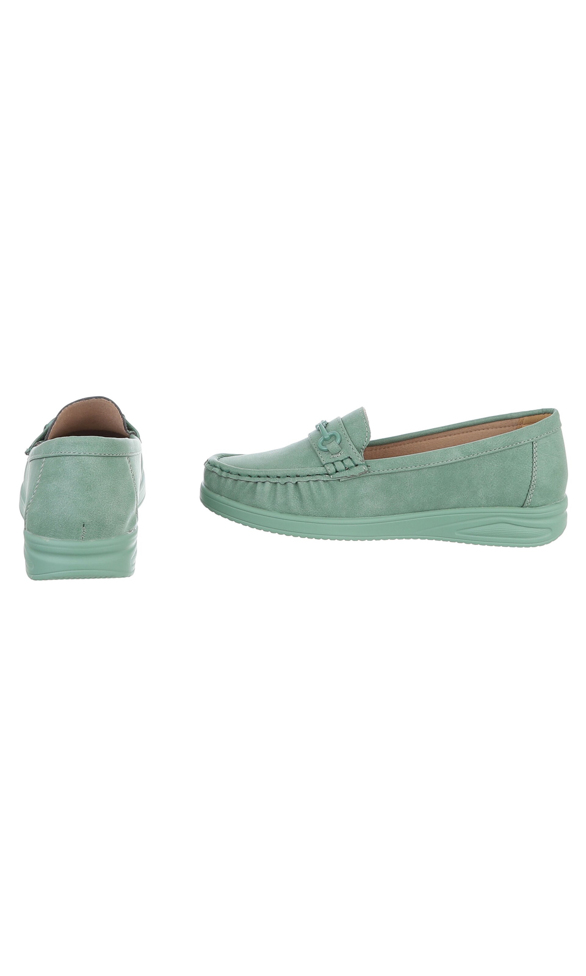 Ital-Design Moccasins in Green
