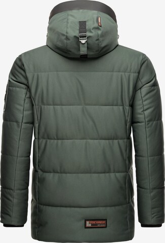 STONE HARBOUR Winter Jacket 'Mitjaa' in Green