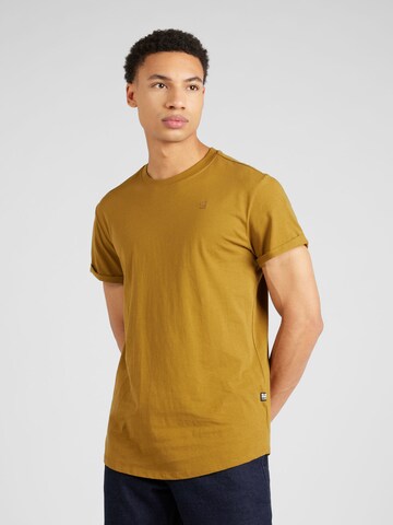 Tricou de la G-Star RAW pe maro: față