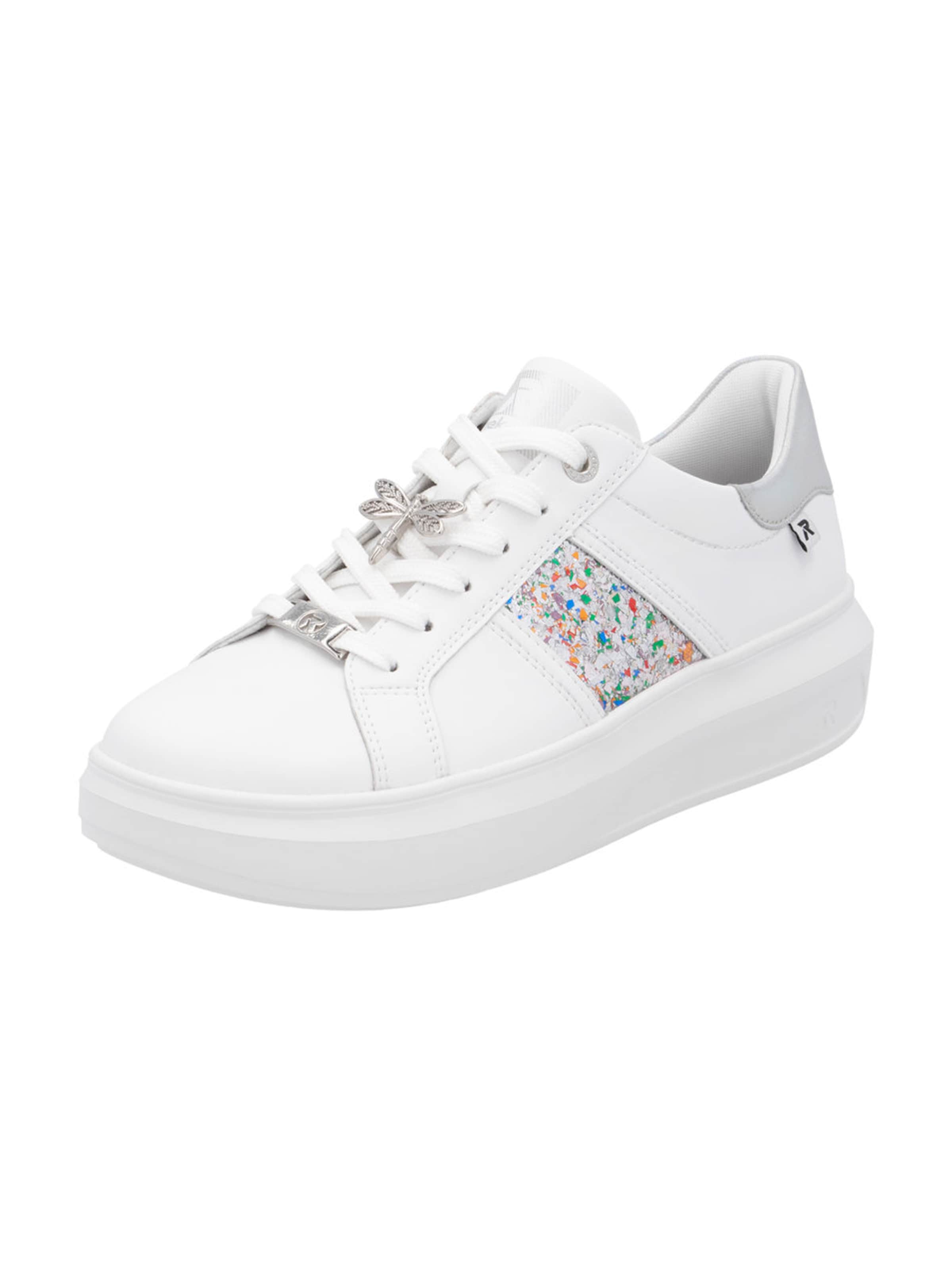 Sneaker bassa di Rieker Sport in bianco: frontale