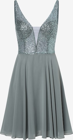 Robe de cocktail Marie Lund en gris : devant