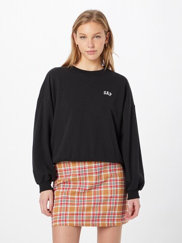 GAP Sweatshirt 'JAPAN' in Zwart: voorkant