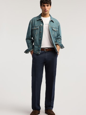 Trussardi Regular Broek in Blauw