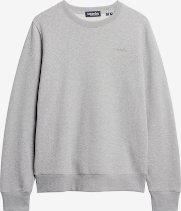 Sweat-shirt Superdry en gris : devant