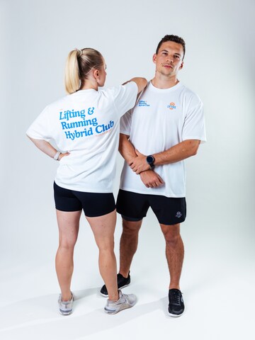 Lifters Oversizeshirt 'Hybrid Club Sport Unisex'‌‌‌ in Weiß