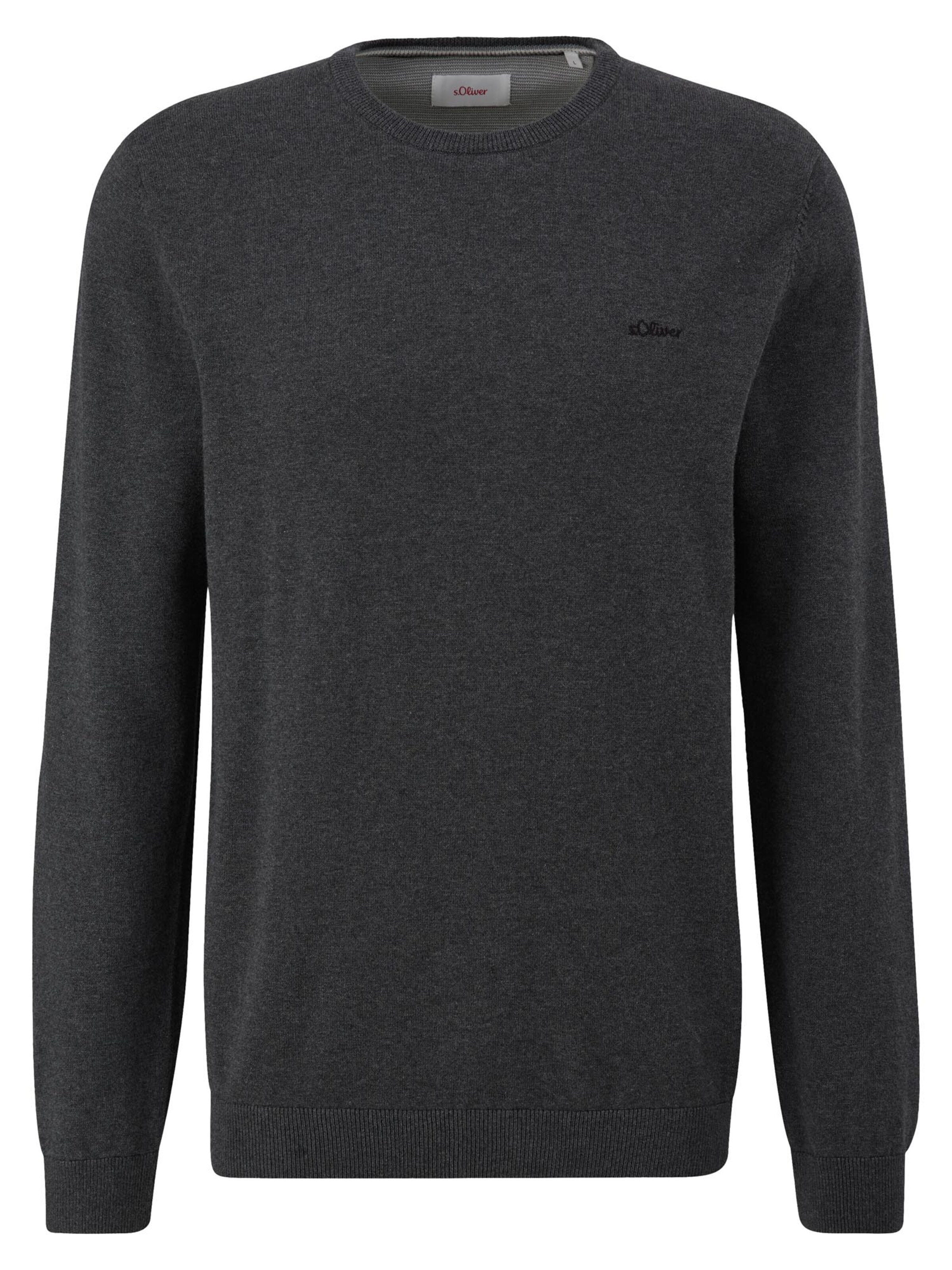 s.Oliver Sweater 'Basic' in S in Dark grey, Item view