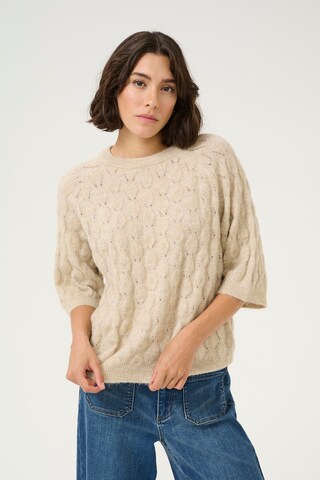 Kaffe Pullover in Beige: Vorderseite