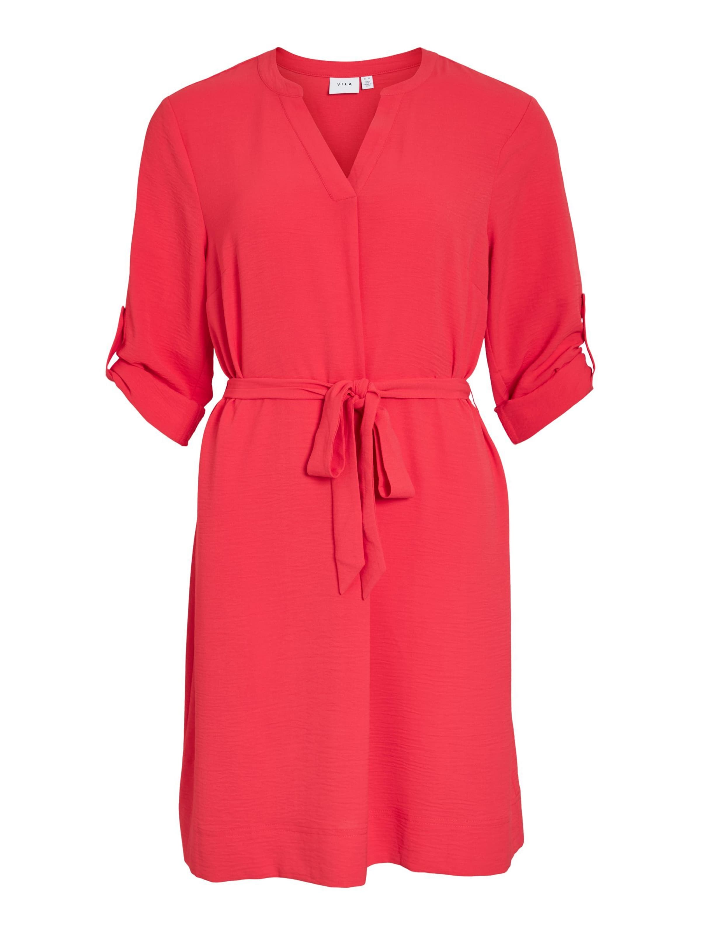 Abito 'VIJOSA' di VILA in rosso: frontale