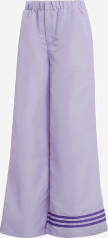 ADIDAS ORIGINALS Wide Leg Hose in Lila: predná strana