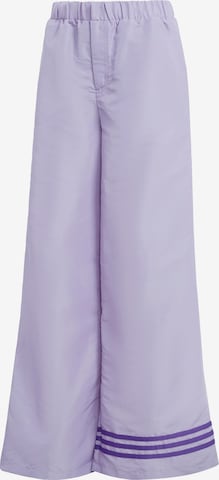 ADIDAS ORIGINALS Zvonové kalhoty Kalhoty – fialová: přední strana