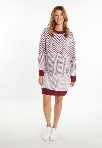 Abito in maglia 'Vanne' di usha WHITE LABEL in rosso